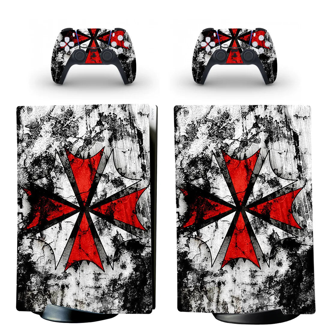 Vinilo para PS5 Slim, diseño Umbrella