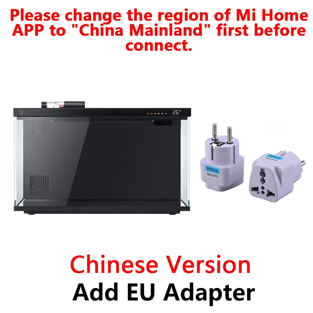 New Mijia Smart Fish Tank MYG100 Work With Mijia APP Mobile Controlled Remote Feeding Smart Lighting System Light Aquarium20L
