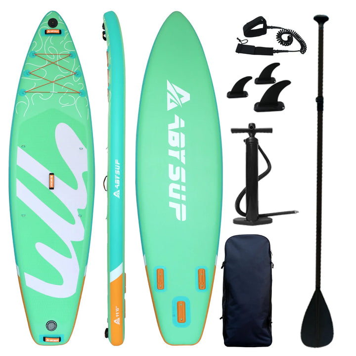 Tabla de Paddle Surf Inflable Fácil de Transportar, Kit Completo para Playa y Surf