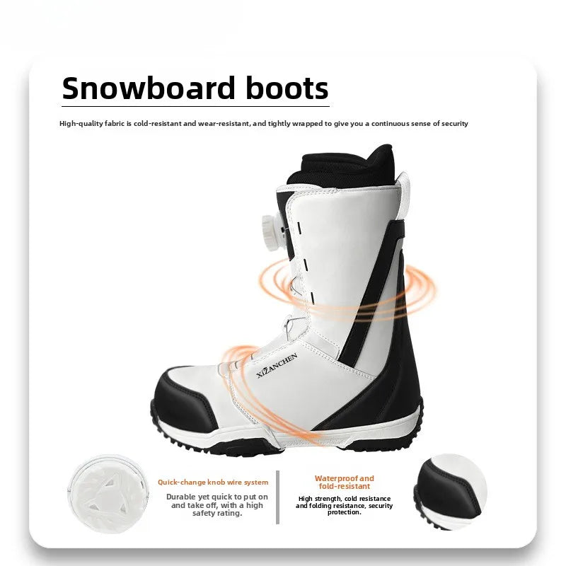 Nuevas Botas de Snowboard Unisex para Principiantes, con Grabado, Lisas, para Parques