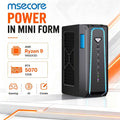 PC para juegos con refrigeración líquida MSECORE, AMD Ryzen 9 9950X3D, tarjeta gráfica RTX5070, memoria DDR5, doble SSD NVMe M.2, WiFi6E, BT5.3, LAN 2.5G, 8K