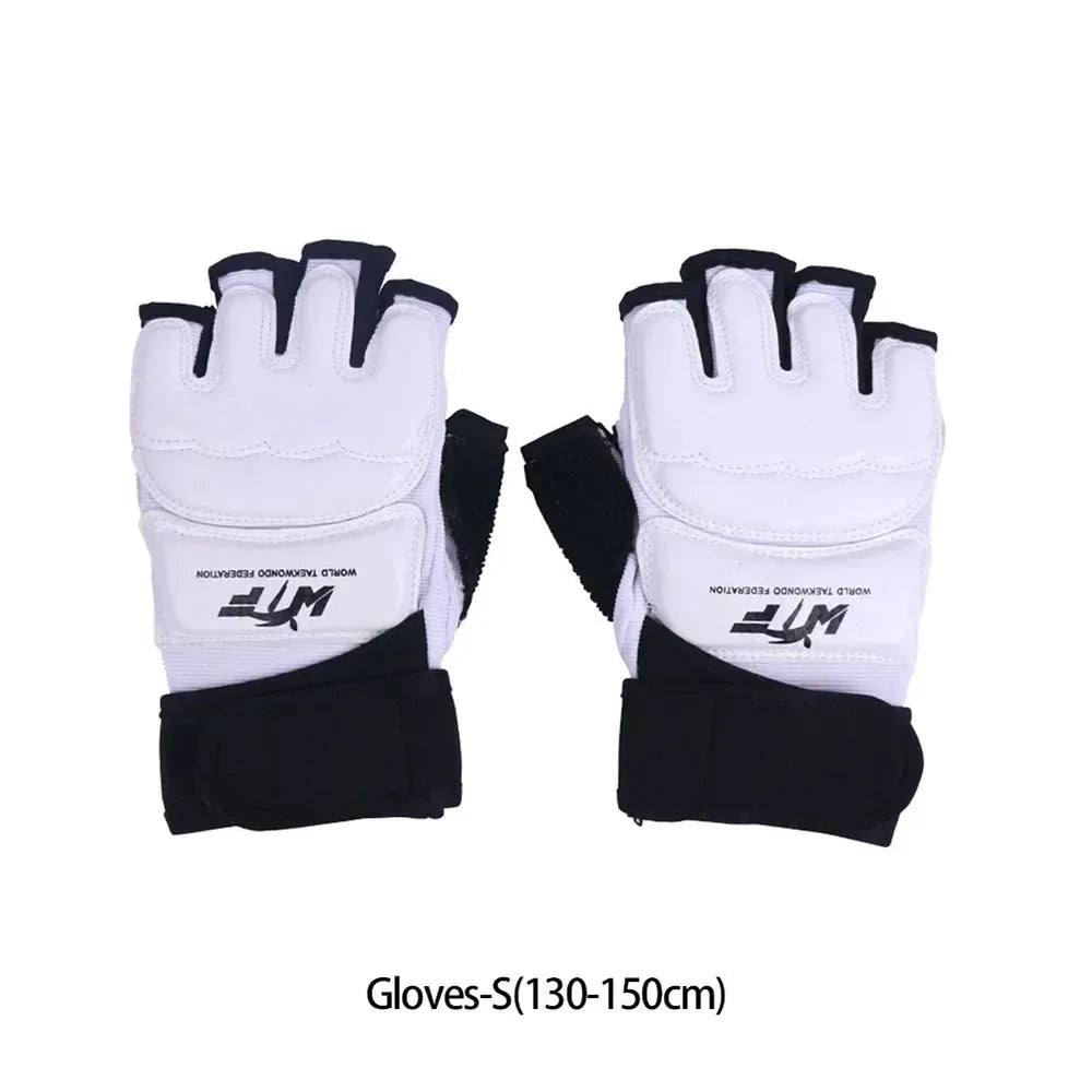 Guantes de Boxeo de Medio Dedo para Adultos, para Entrenamiento de Boxeo, Saco de Arena, MMA, Sanda, Karate, Muay Thai, Fitness, Taekwondo, Set de Protección