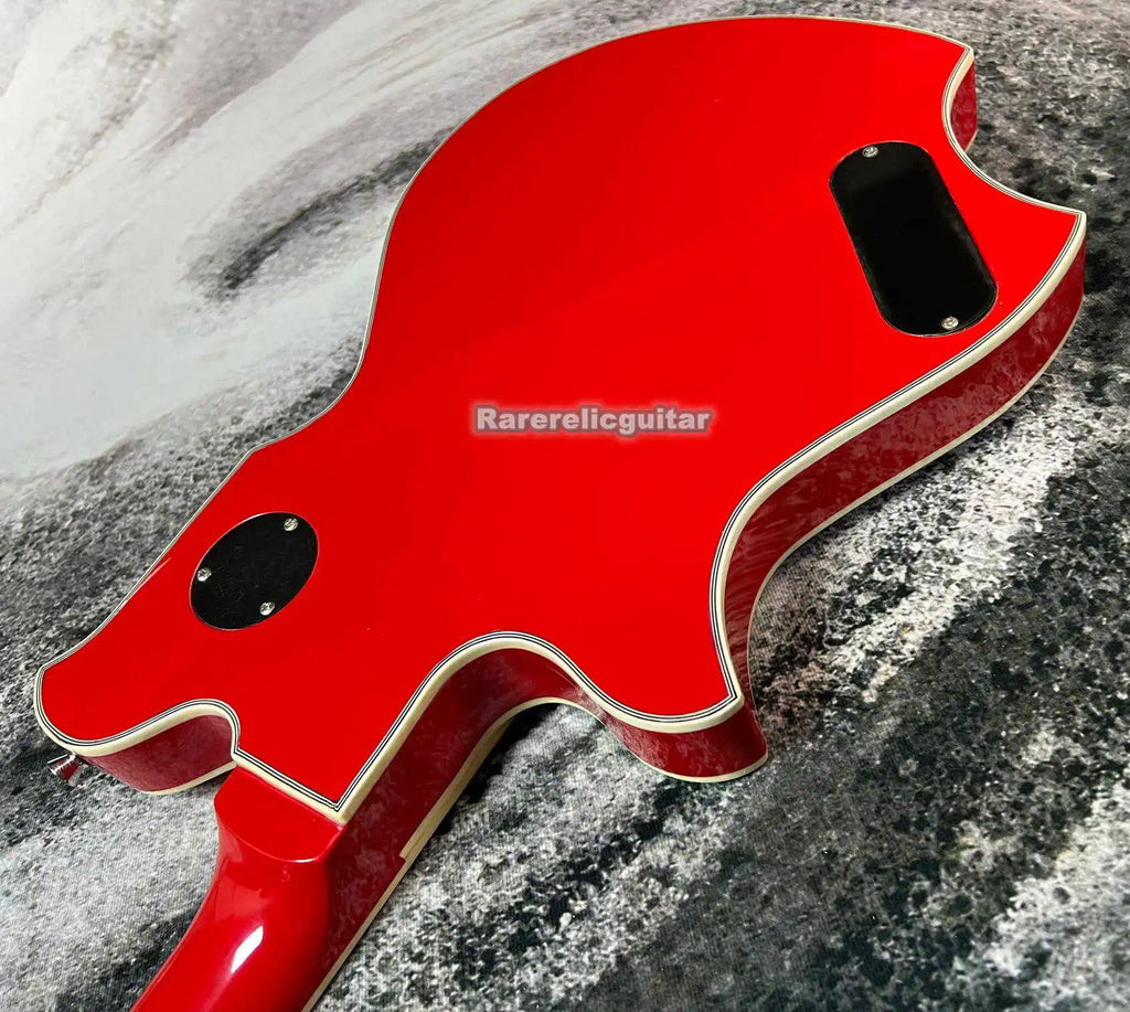 Nueva Guitarra Eléctrica Dream Fernan MV 480HT TOMOYASU HOTEI Signature Roja, Puente TP-9, Clavijeros Grover, Herrajes Dorados