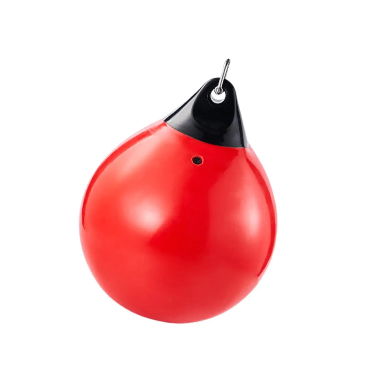 Saco de boxeo con forma de gota de agua, fabricado en PVC, ideal para entrenamiento de velocidad, reacción, agilidad, coordinación ojo-mano y para usar en casa o en el gimnasio.