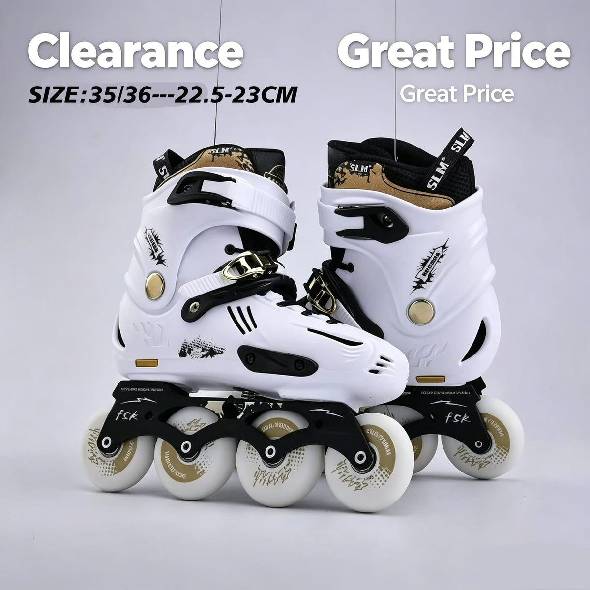 ¡Liquidación! Patines en Línea Nuevos, Solo con Pequeños Defectos Cosméticos, No Afectan el Uso, Solo Tallas Limitadas
