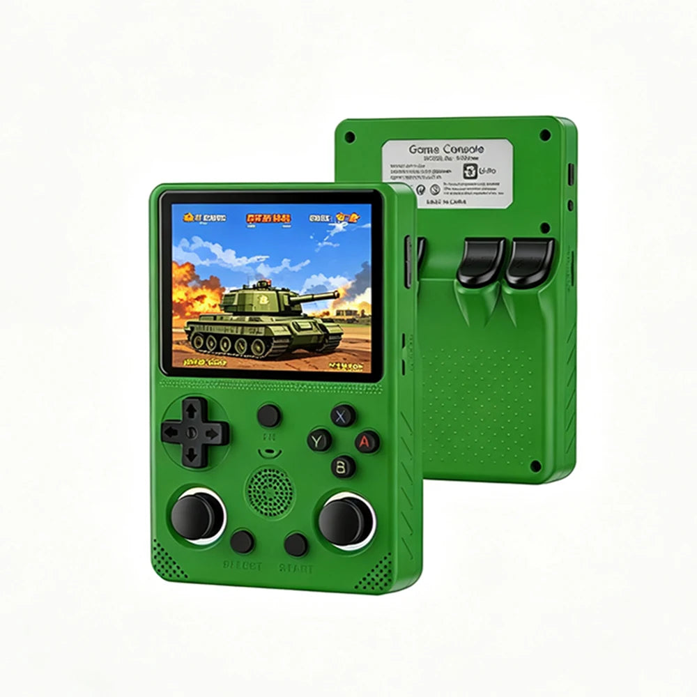 Consola de videojuegos portátil retro RG36max 2026, pantalla HD IPS de 3.5 pulgadas, más de 30,000 juegos, sistema Linux de código abierto