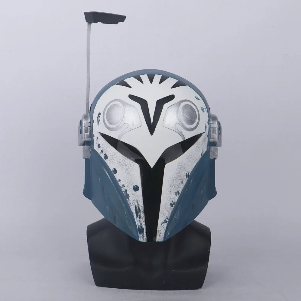 Cosplay Helmet Mask Mandalorian Bo-Katan Helmet Halloween Female Warrior Helmet Costume Hard Pvc Material