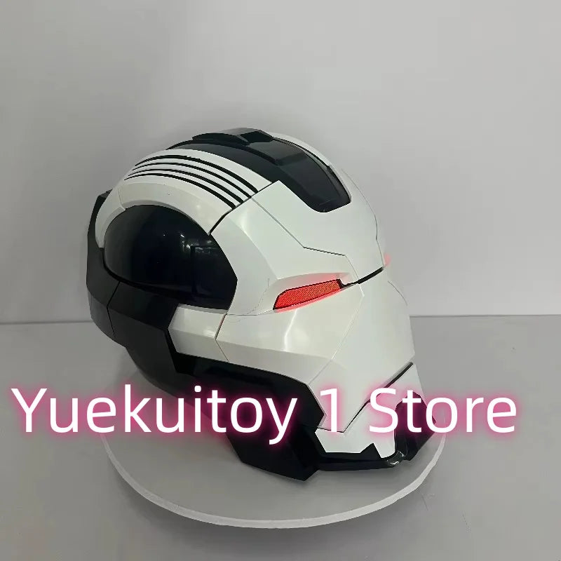 Casco de Iron Man Mk5 Mk50 Mk17 de Acero, Edición de Colección, Réplica 1:1, Casco de Spider-Man, Regalo para Coleccionistas