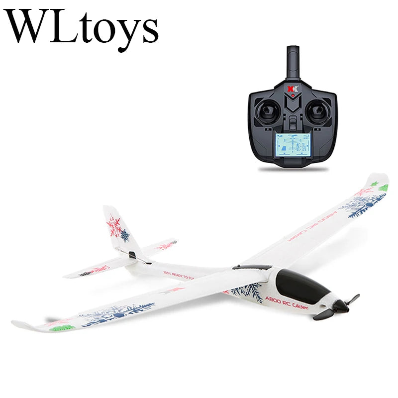 Wltoys-Avión RC XK A800, 5 CANALES, 3D, 6G, modo 780mm, envergadura de ala, 20 Min de tiempo de vuelo, avión EPO, RTF ala fija, planeador al aire libre, regalo