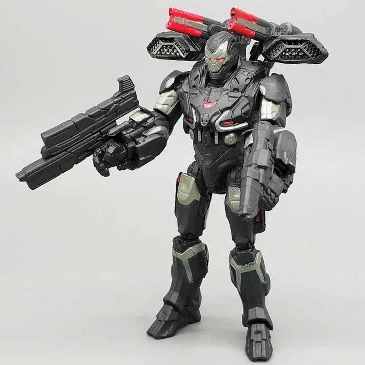 Marvel-figura de acción de Iron Man, modelo de máquina de guerra de 3,75 pulgadas, modelo de los vengadores, juguetes, regalos, estatuas de Anime, colecciones de estatuillas