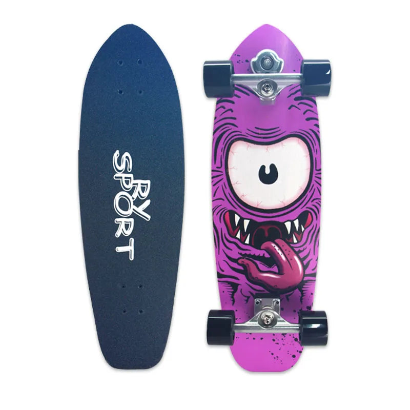 Tabla de Surf de Madera Retro Personalizada para Surfear en Tierra, 31 Pulgadas, Profesional para Principiantes, en Oferta