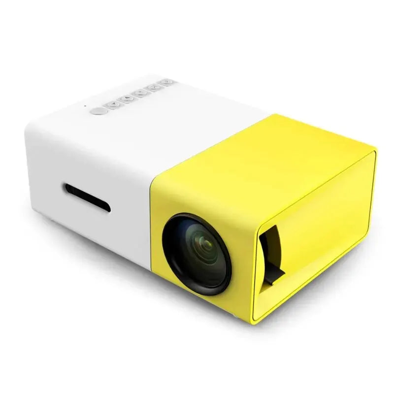 Mini proyector LED YG300, versión mejorada, 1000 lúmenes, 320x240P, compatible con HDMI, Audio USB, reproductor multimedia para el hogar