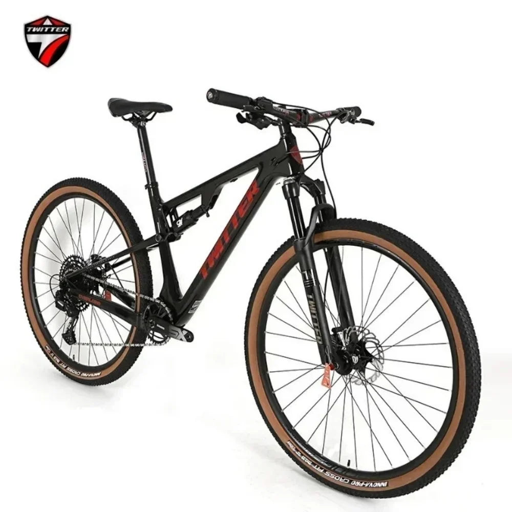 NUEVO TWITTER OVERLORD 2026 - Frenos de disco hidráulicos -12S, suspensión total AM-class T900, bicicleta de montaña de fibra de carbono, bicicleta 27.5/29