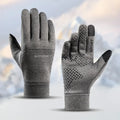 Guantes cálidos de invierno, impermeables, con pantalla táctil, antideslizantes, para montar en motocicleta, suministros para exteriores, para pescar, esquiar y correr