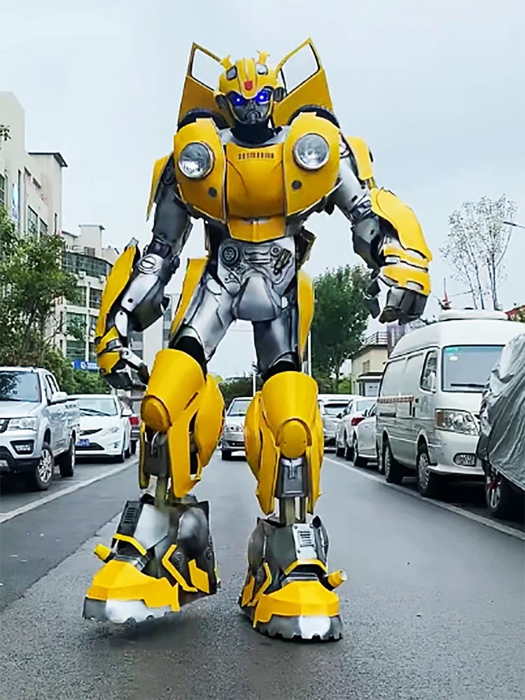 Traje de batalla portátil Iron Man, armadura de Robot de cuerpo completo, disfraz de Cosplay para adultos, figura de acción Mecha, juguete para regalo de Navidad