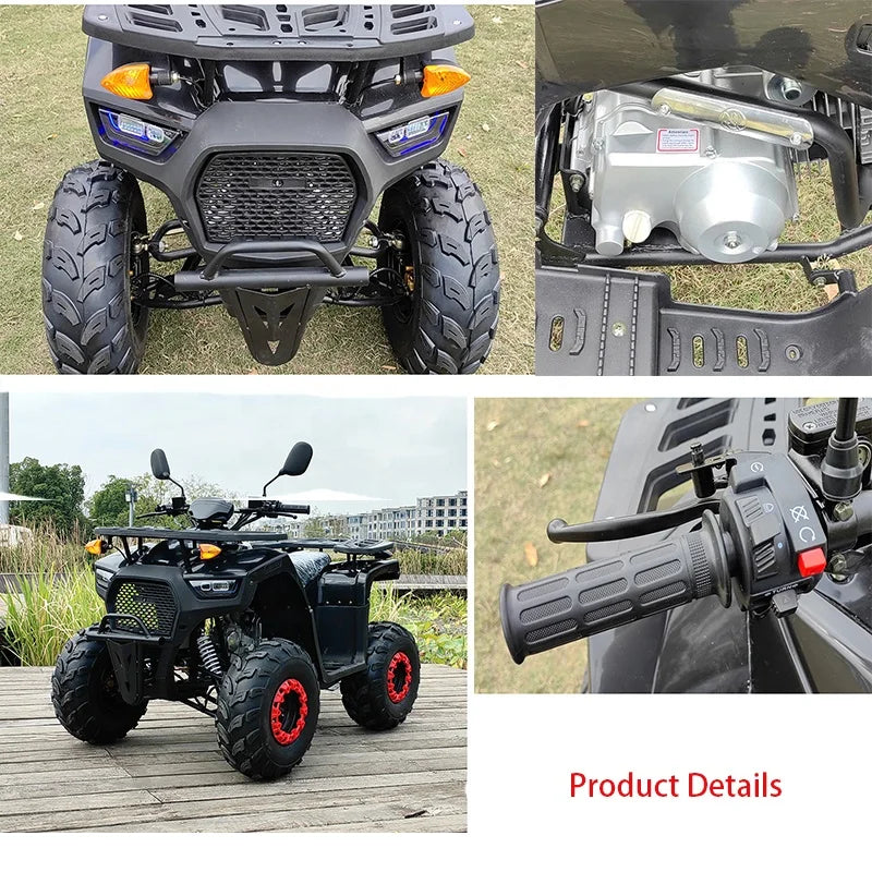ATV Mejorado para Motocicleta de Cuatro Ruedas Mini 110CC 125CC, Cuatrimotos de 4 Ruedas para Adultos y Niños