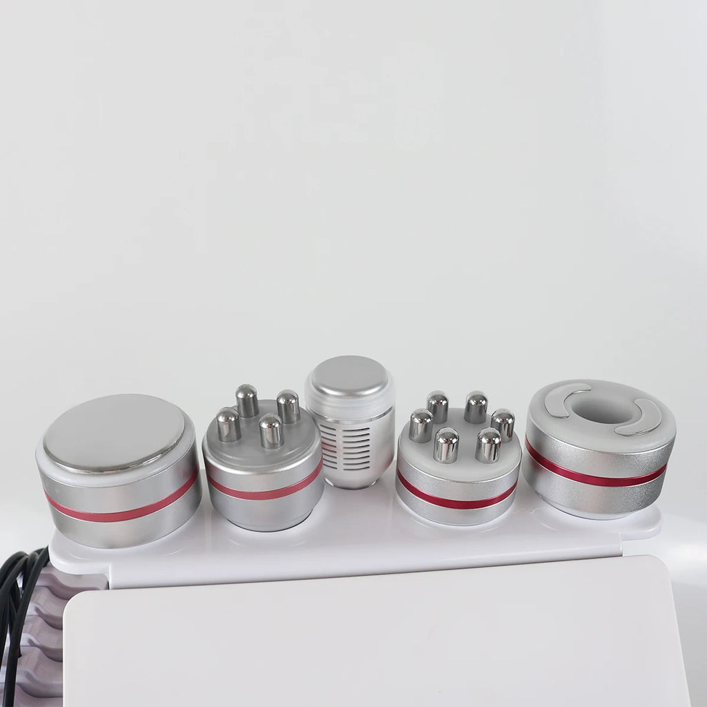 Máquina de Belleza 9 en 1, Nueva, 80K, Cavitación, Vacío, Adelgazamiento, Masaje, Radiofrecuencia RF, Dispositivo de Lifting y Tensado de la Piel del Rostro
