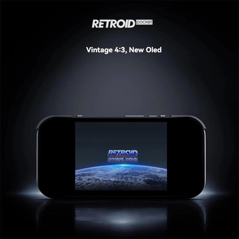 Consola de videojuegos portátil retro Retroid Pocket Nova, 4,5 pulgadas, AMOLED de 120 Hz, Snapdragon 8 Gen2, emulador de PS2, reproductor de juegos Android