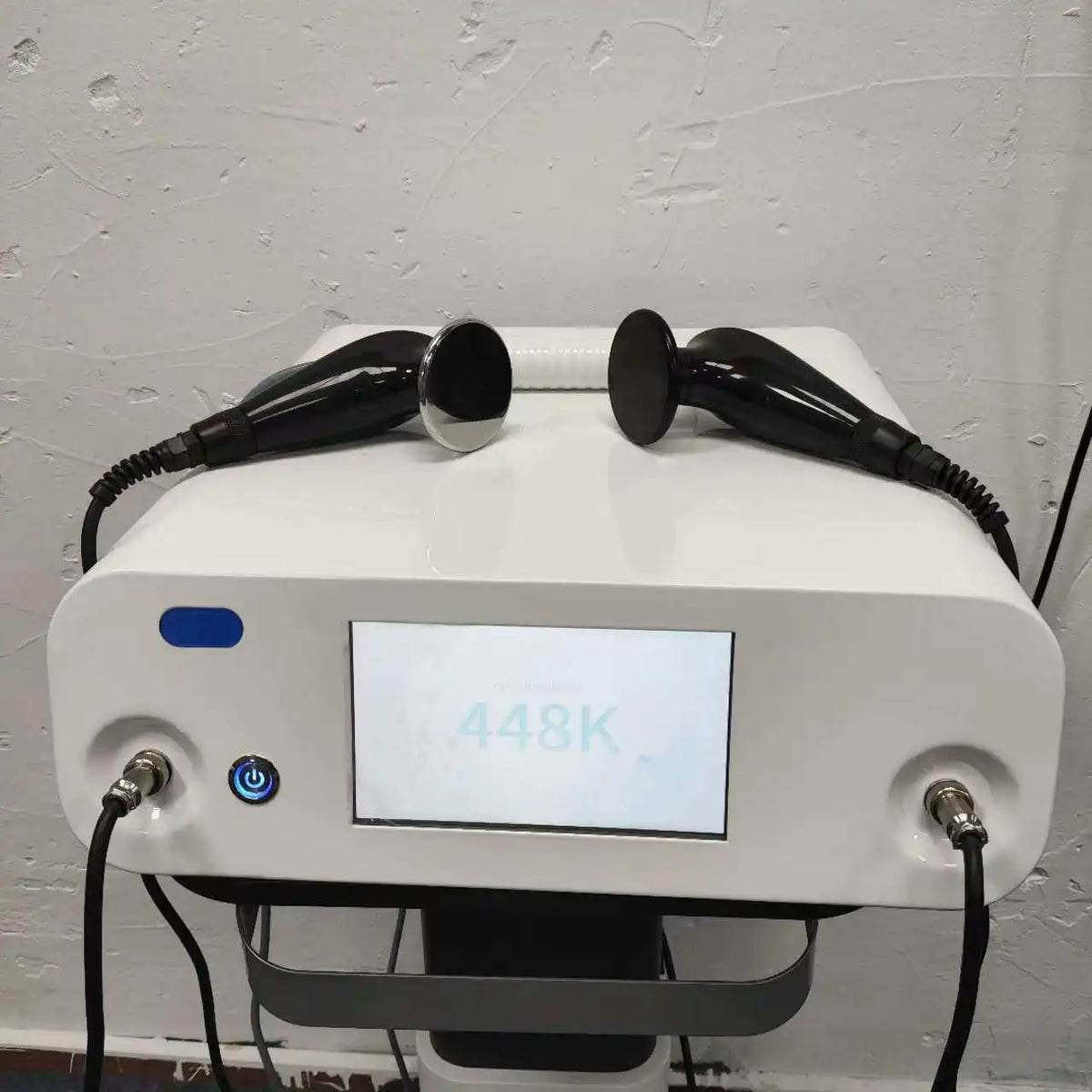 Máquina de Belleza Indiba 448KHz Tecar RF con 3 Manijas para Alivio del Dolor, Quema de Grasa, Pérdida de Peso, Lifting Facial y Contorno Corporal para Salones y Spas
