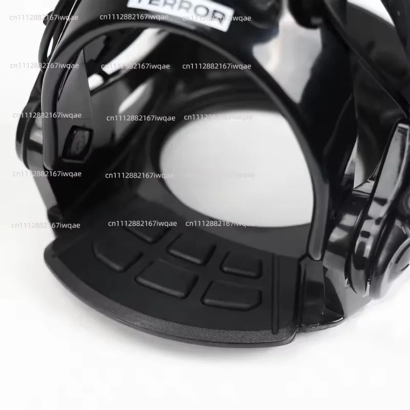 Fijaciones de Snowboard All Mountain Unisex Negro Blanco Universal para Hombres y Mujeres