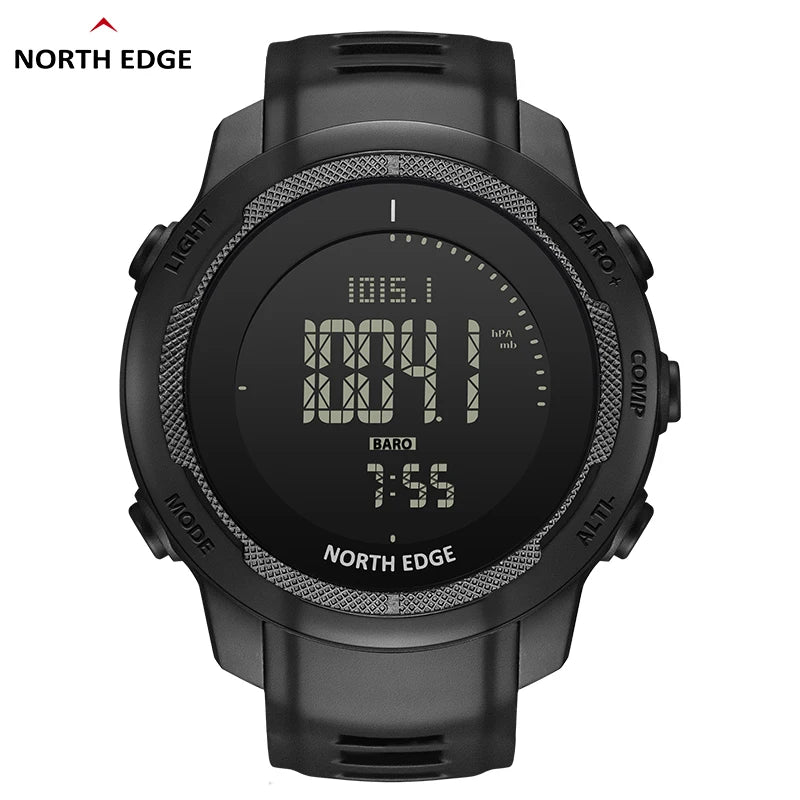 Reloj digital para hombre NORTH EDGE VERTICO, reloj deportivo, resistente al agua 50M, altímetro, barómetro, brújula