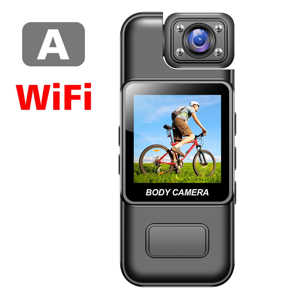 Nuevo 4K 1080P HD WiFi Mini cámara grabadora de vídeo Digital portátil policía/bicicleta cuerpo Cam IR visión nocturna deportes DV pequeña videocámara