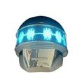 Casco Daft Punk Plateado Cromado, Máscara de Cosplay Cyberpunk Steampunk, Accesorio de Halloween para Adultos