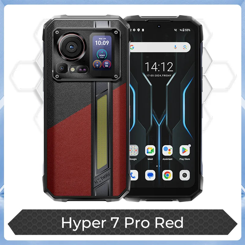 [Envío desde DE] HOTWAV Hyper 7 Pro 5G Teléfono Robusto 200MP Android 14 6.6'' 120Hz Smartphone 36(16+20)GB 256GB 10800mAh Teléfono Móvil