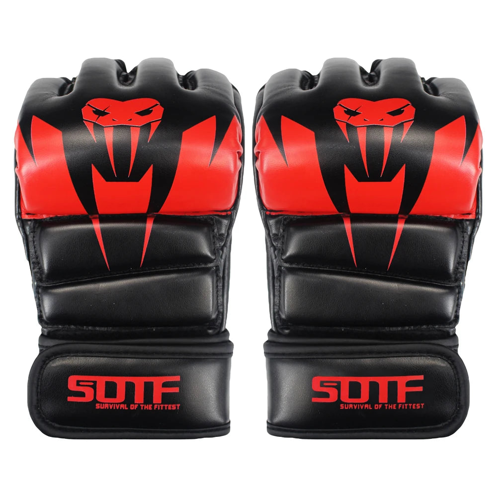 SOTF-guantes de boxeo Multicolor de serpiente venomosa, guantes de boxeo de Tigre, Muay Thai, muay thai, caja de almohadillas Sanda