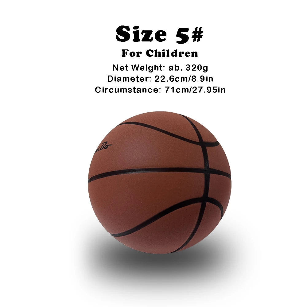 Baloncesto silencioso ranurado talla 7 #   6 #   5 #   Hombres/mujeres/niños Dribble en interiores práctica rebote silencioso suave bola de espuma sin aire sin ruidos