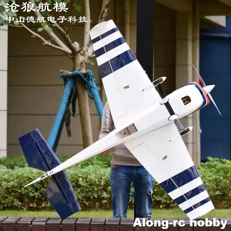 Avión de Madera Skywing, Modelo de Avión RC 3D, 67 Pulgadas, Envergadura de 1.7M, Laser260 90E EP, Kit de Avión sin Control Remoto ni Motor