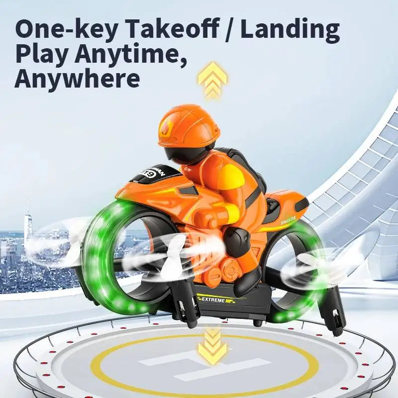 JJRCH141 2-in-1 Remote Control Car, Remote Control Aircraft, 360-Degree Rotation, Headless Mode, Children's Electric Aircraft