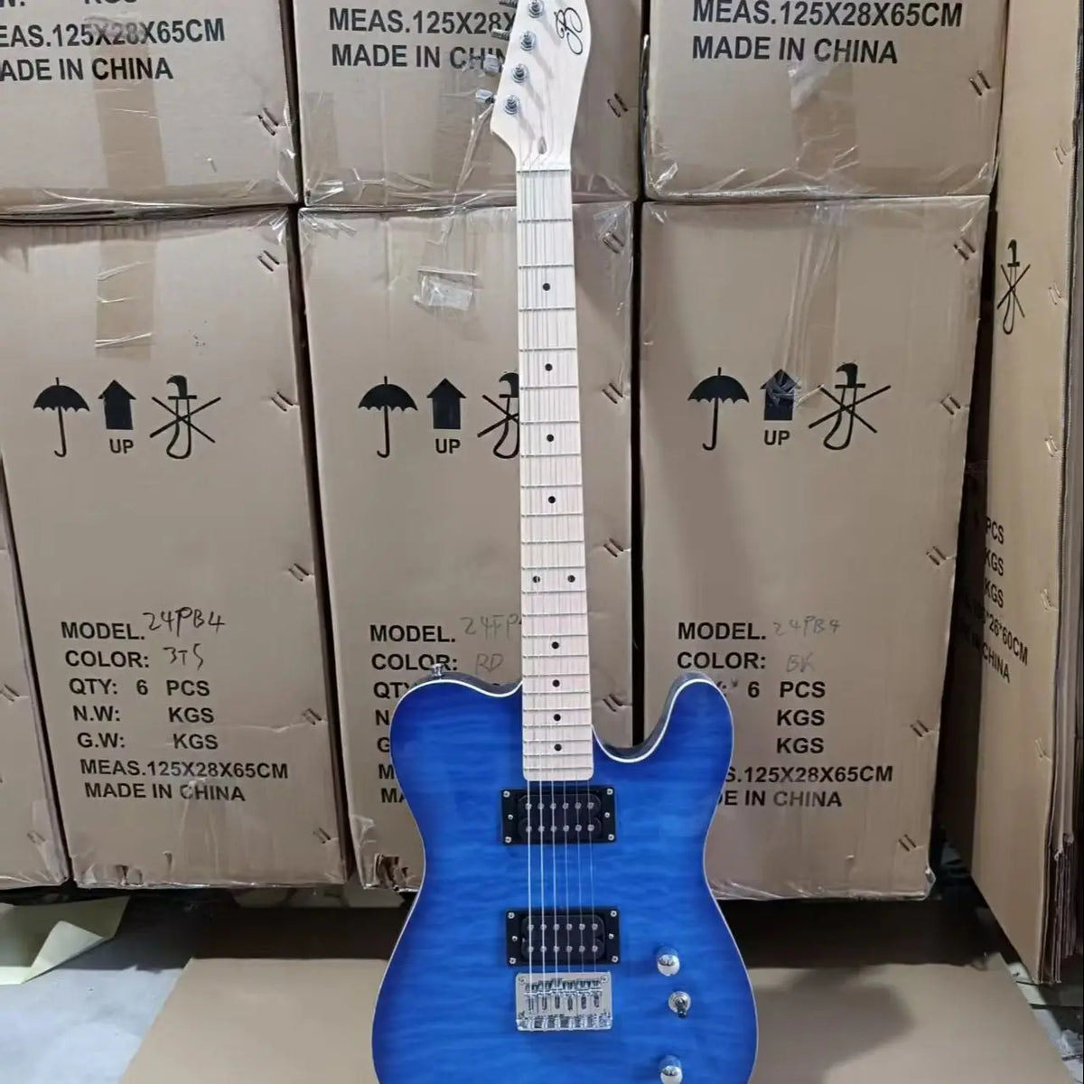 Guitarra Eléctrica de 6 Cuerdas con Pastillas Humbucker HH, Pasiva 1V1t3w, 20 Trastes, Cuerpo de Caoba, Mástil de Palisandro