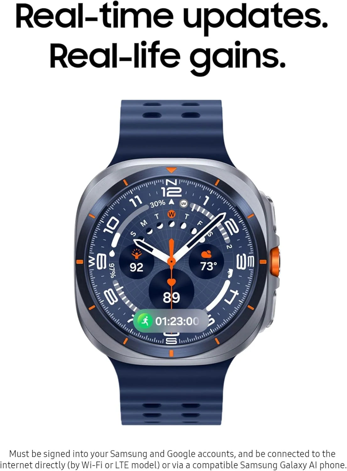 Samsung Galaxy Watch Ultra 2025, Super Amoled, 2+64GB, 1.5 pulgadas, Exynos W1000 (3 nm), 590 mAh, versión LTE, reloj inteligente