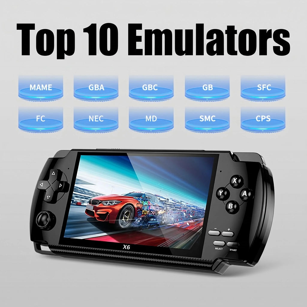 Retro Handheld Game Console 4.5 Inch IPS Screen Linux System Portable Game Device Pocket Handheld Game Player Built-in Classic G