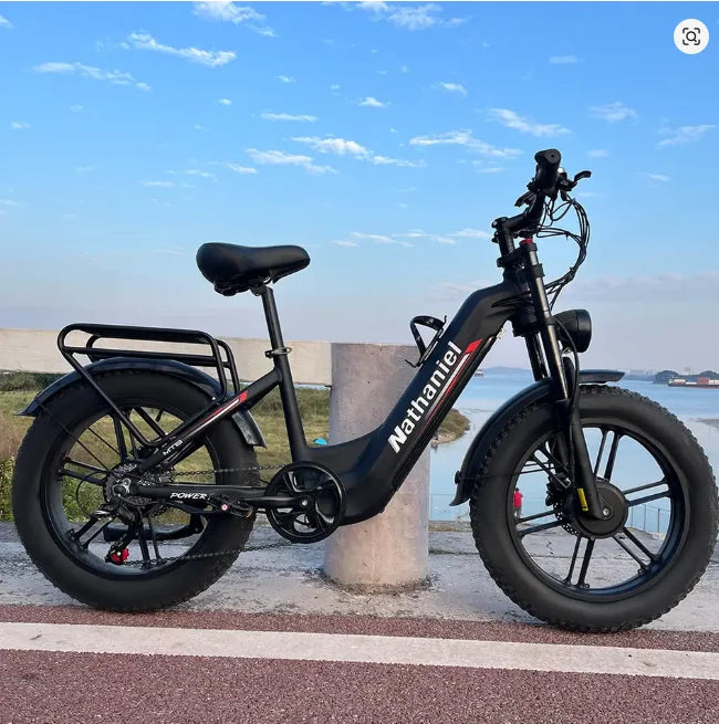 Bicicleta eléctrica de 20 pulgadas, doble motor de 2000W, ciclomotor todoterreno, scooter de batería de litio para ir al trabajo, bicicleta de batería para hombres y mujeres
