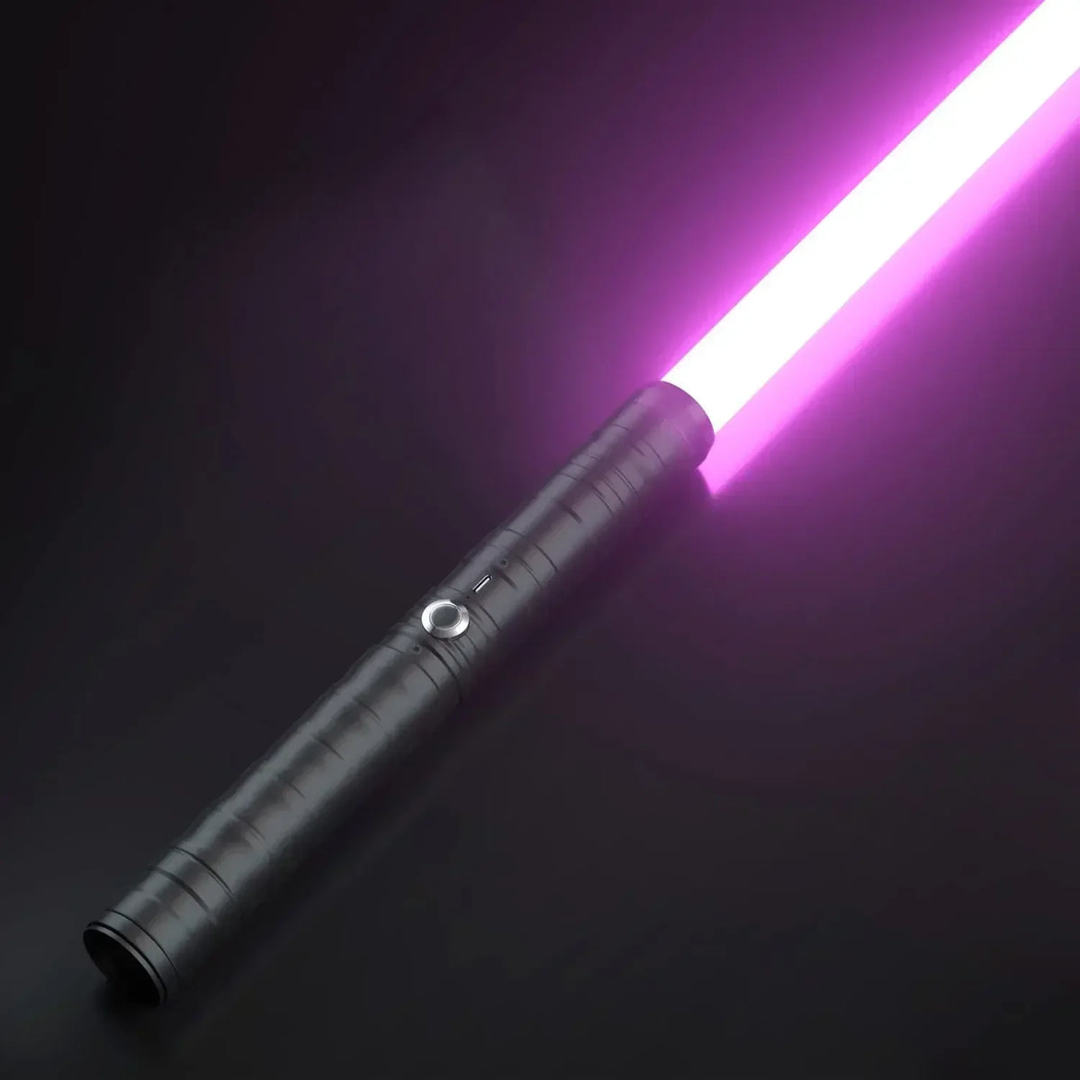 WS Juguetes Láser de Sable de Luz, Espada de Luz RGB de Metal, Barra de Luz Kpop, Sable de Luz Rave, Juguete Intermitente