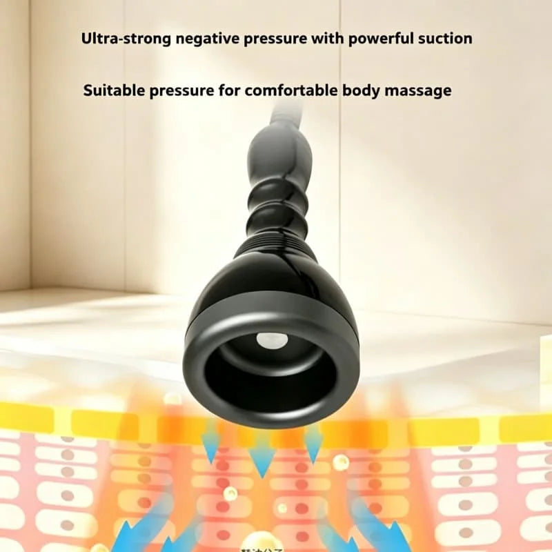 Masajeador Eléctrico de Gua Sha con Calentamiento y Ventosas para Cuerpo Completo, Meridianos, Espalda, Cuello, Hombros y Piernas, Portátil, para Uso Doméstico, Salón y Spa