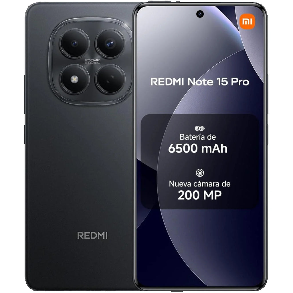 Teléfono móvil Xiaomi Redmi Note 15 Pro 4G libre 8GB+256GB / 12GB+512GB, pantalla AMOLED FHD+ de 6,77", MediaTek Helio G200 Ultra, cámara de 200 MP, batería de 6500 mAh (cargador no incluido)