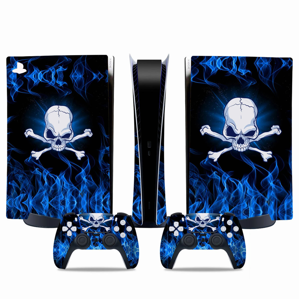 Adhesivo para consola PS5 Digital, cubierta protectora de vinilo para control de juego