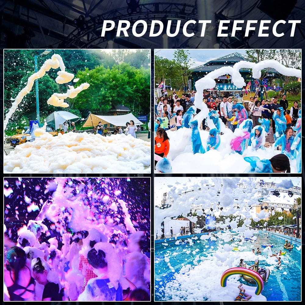 Máquina de Espuma con Cabezal Móvil de 3000W para Eventos y Fiestas