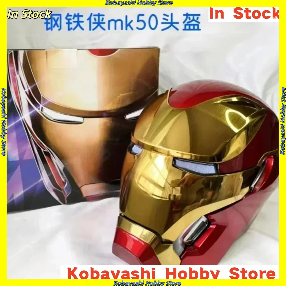 En Stock, Casco Transformable de Iron Man MK50 de Marvel, Escala 1:1, Réplica para Cosplay, Artículo Coleccionable Auténtico, Regalo
