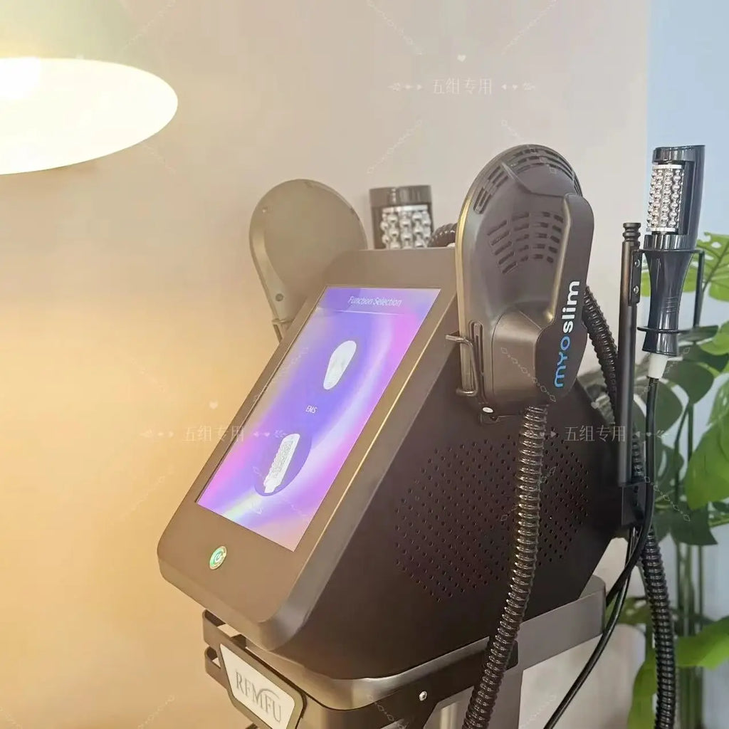 Máquina de Belleza 2 en 1 con Rodillo EMS de 200 Hz para Reducción de Celulitis, Rodillo de Bolas Interno de 360 Grados con Infrarrojos y Vacío para Masaje