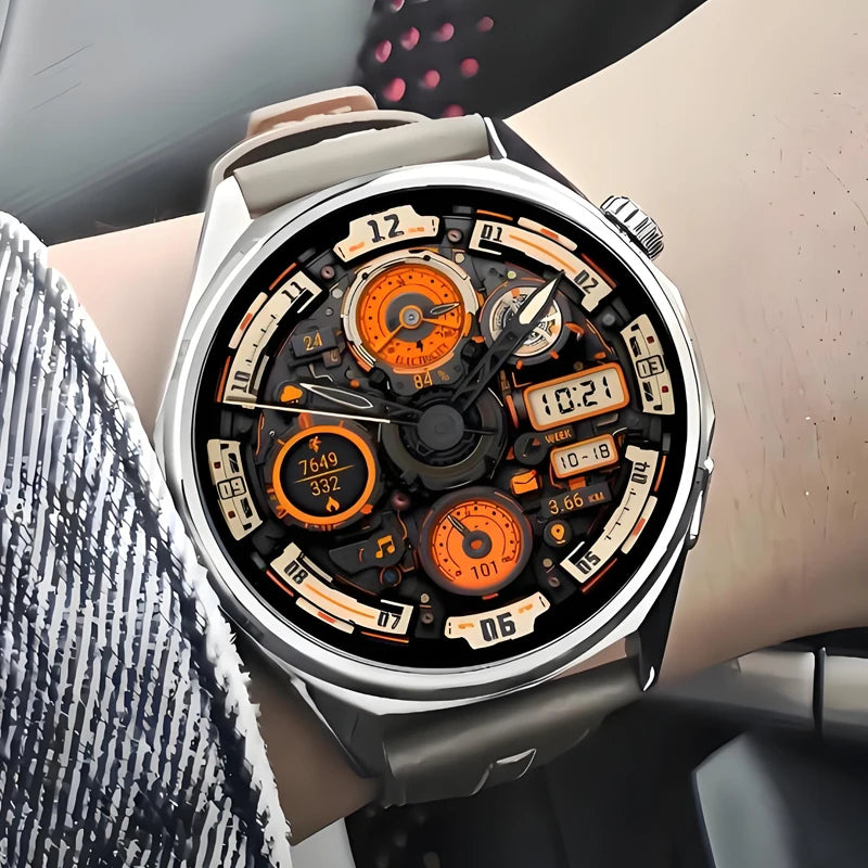 HUAWEI GT 6  46mm Smartwatch GPS 1.47'' AMOLED Touch Screen 100+ Sports Modes Compatible iOS Android Health Monitoring
