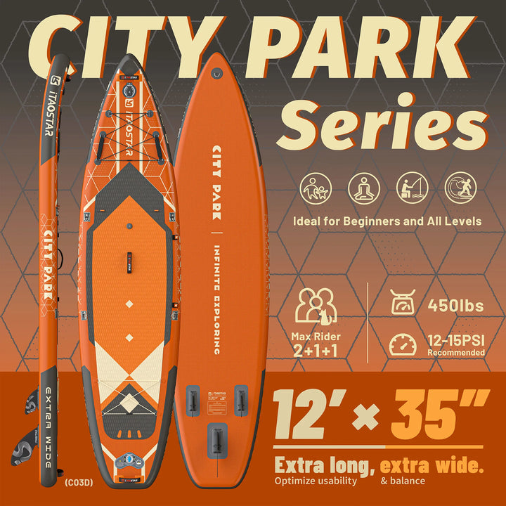 ITAOSTARC03D Tabla de Paddle Surf Inflable con Diseño Personalizado, Tabla de SUP para Deportes Acuáticos