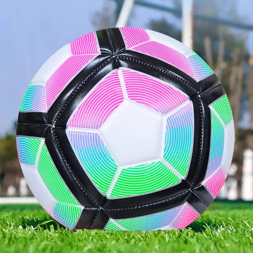 Balones de Fútbol 2024, Tamaño Profesional 5 y 4, Alta Calidad, PU Suave, Sin Costuras, para Deportes al Aire Libre, Liga, Entrenamiento, Partido