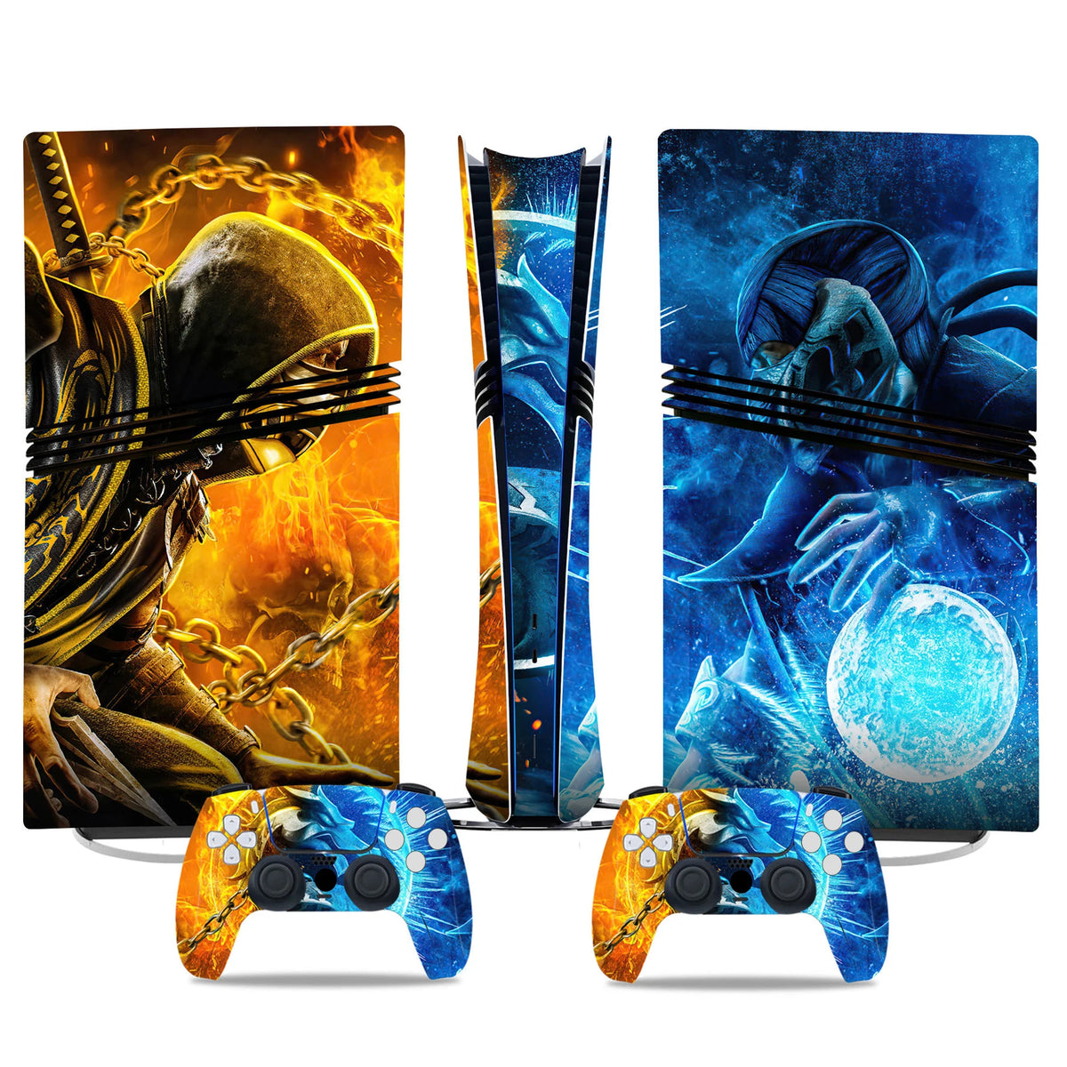 Juego completo de adhesivos protectores para consola PS5 Pro Digital y 2 mandos