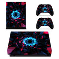 Personalización, Diseño Personalizado, Vinilos Adhesivos para Cubrir Completamente la Consola y el Control de Xbox One X