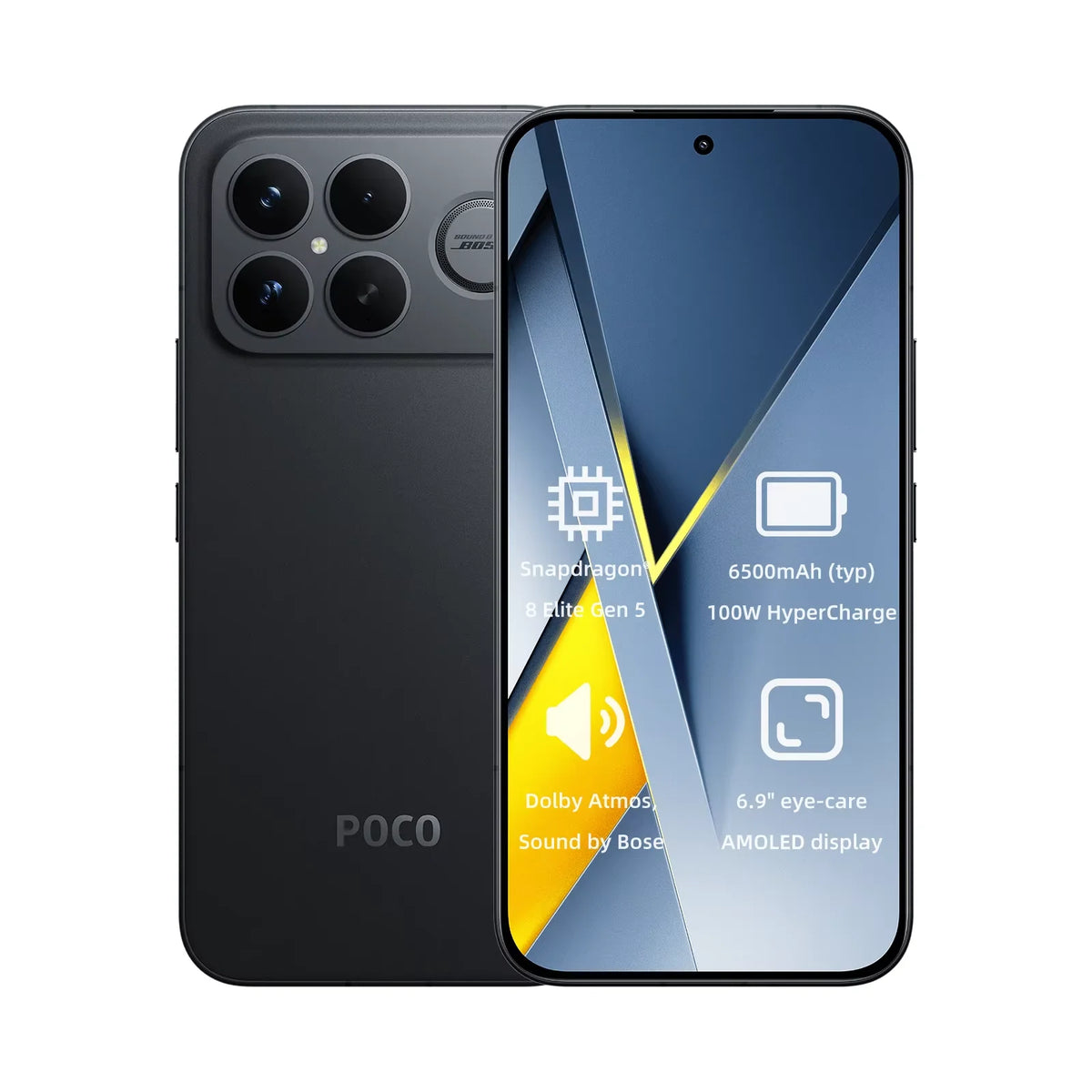 Versión Global POCO F8 Ultra Snapdragon 8 Elite Gen 5 256GB/512GB Smartphone Pantalla AMOLED de 6.9" 120Hz Batería de 6500mAh 100W Teléfono POCO