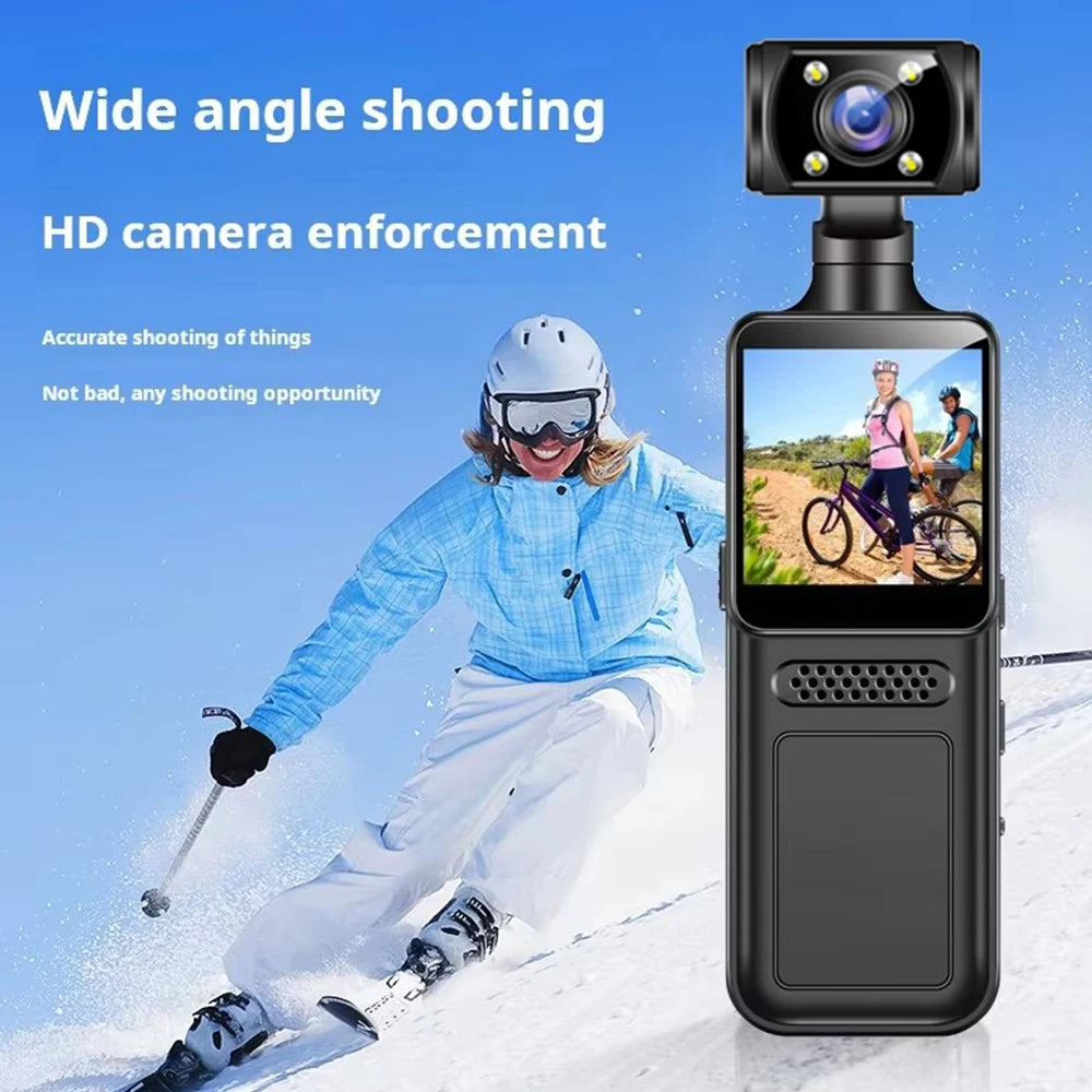 Nuevo 4K con Wifi Hotspot Mini cámara grabadora de vídeo Digital portátil cámara corporal visión nocturna DVR videocámara en miniatura 2025